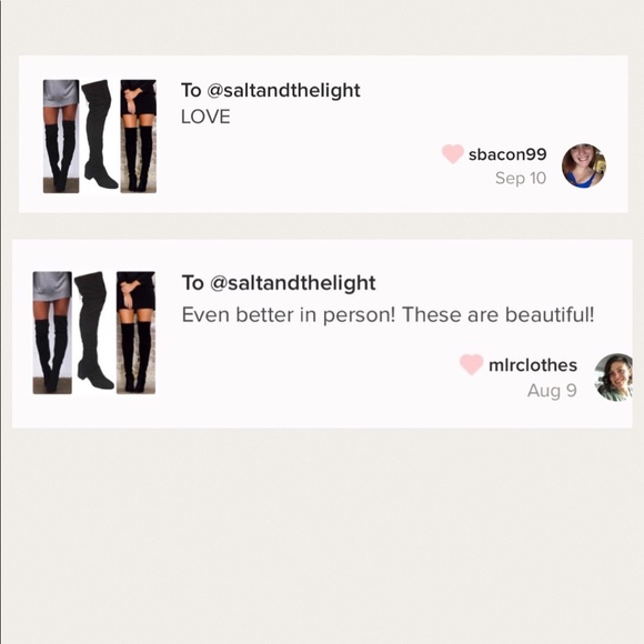 LAST 1️⃣ Over the Knee Faux Suede 2.5 Heel Boot - Picture 7 of 8